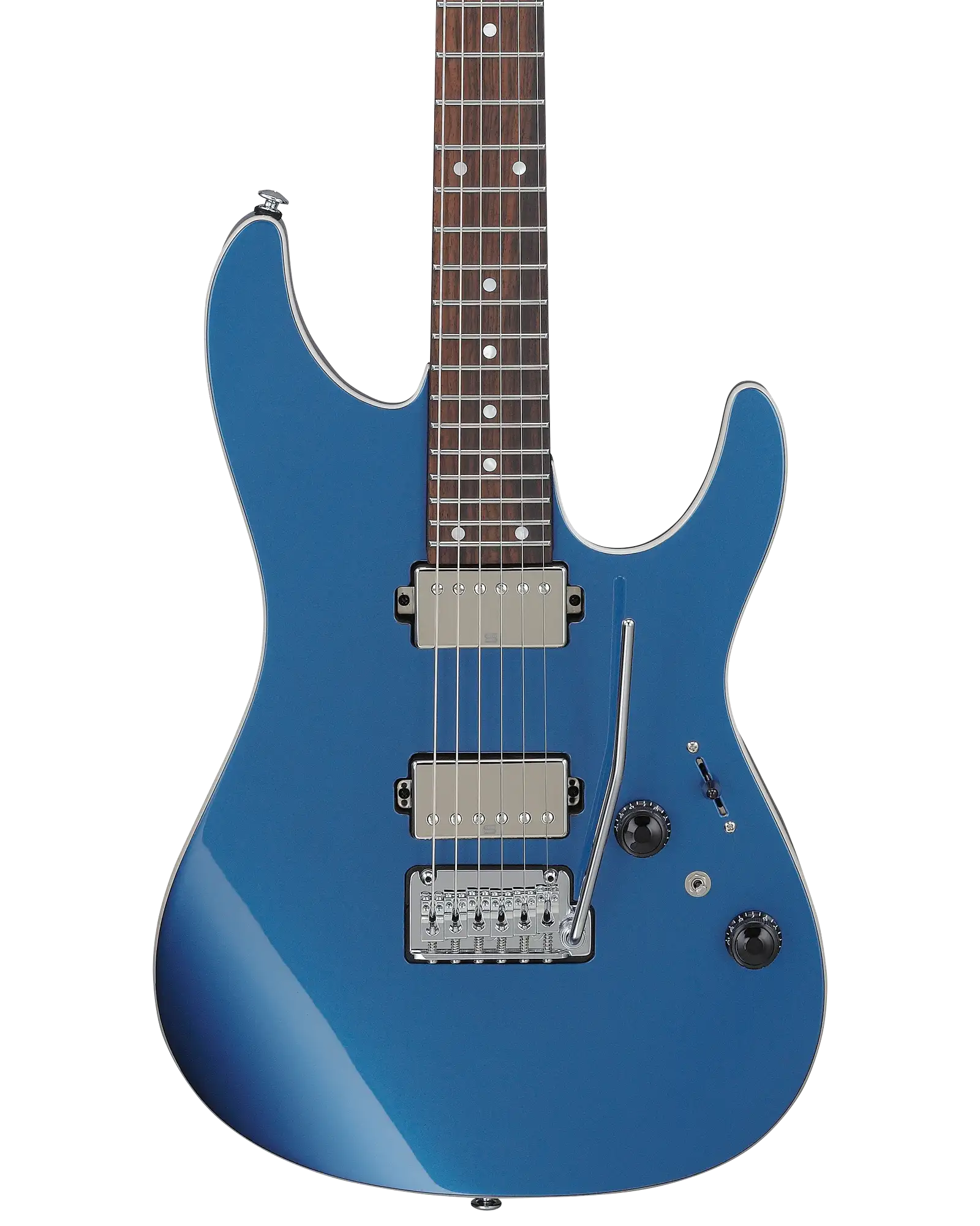 Guitarra Eléctrica Ibanez AZ Premium AZ42P1-PBE Azul Metálico con Funda