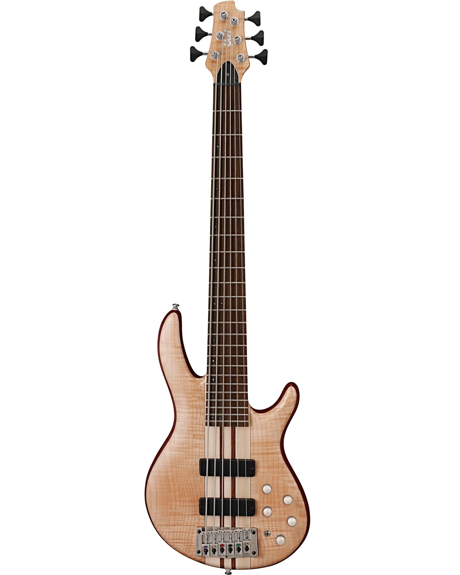 Bajo Eléctrico Cort Artisan A6 PLUS FMMH OPN Natural Mate 6 Cuerdas