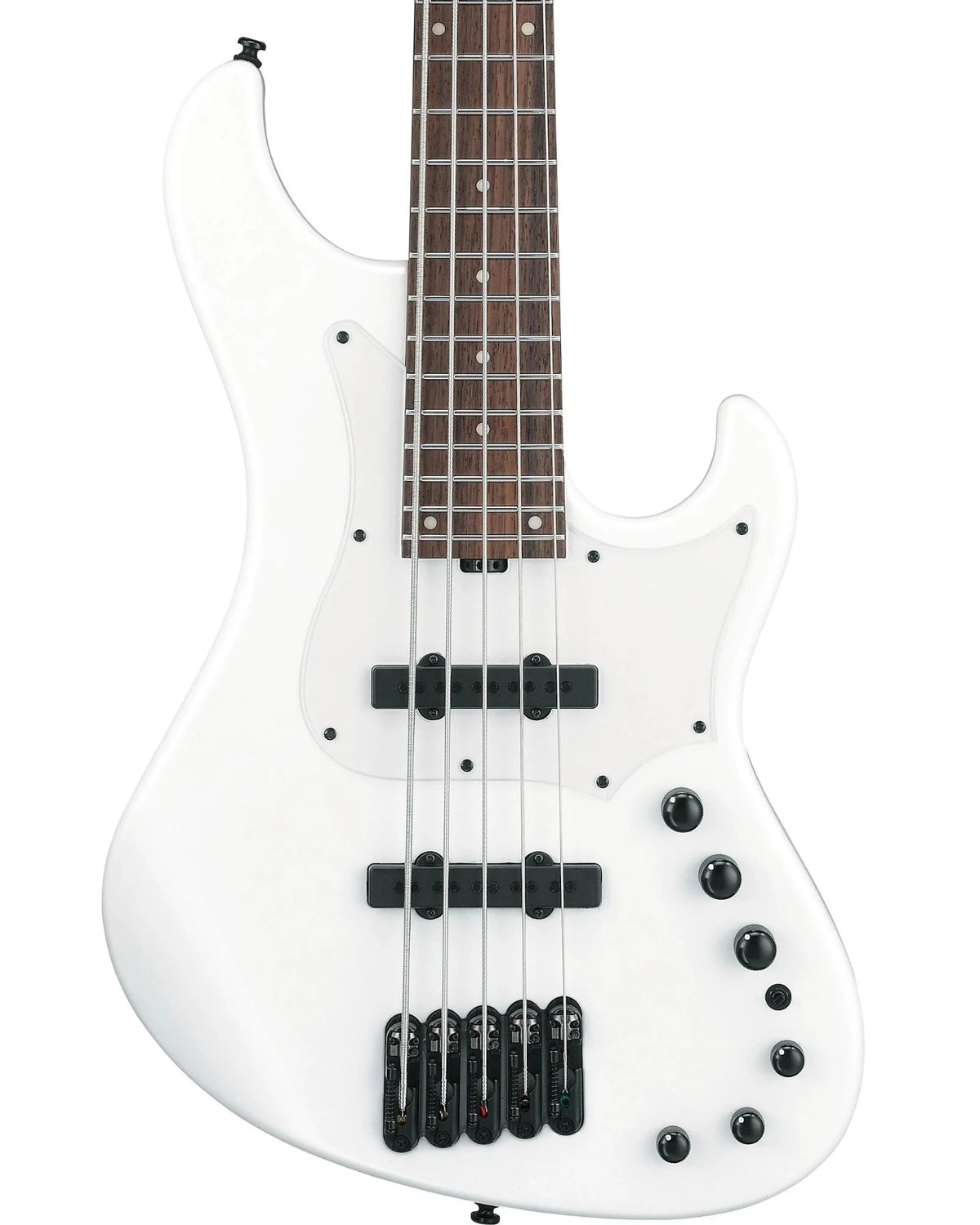 Bajo Eléctrico Ibanez MDM1005-PW Mode Blanco Aperlado con Funda de 5 Cuerdas
