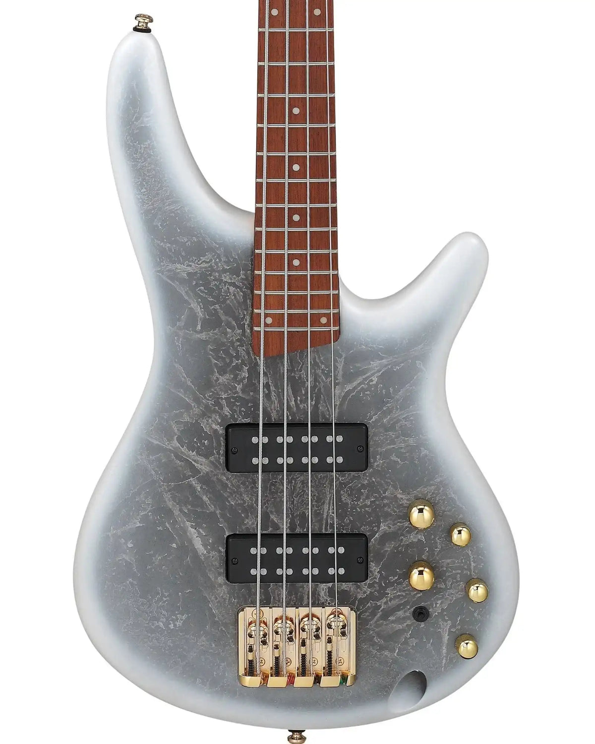Bajo Eléctrico Ibanez SR300EDX-FBM Negro Texturizado/Sombreado Blanco Mate