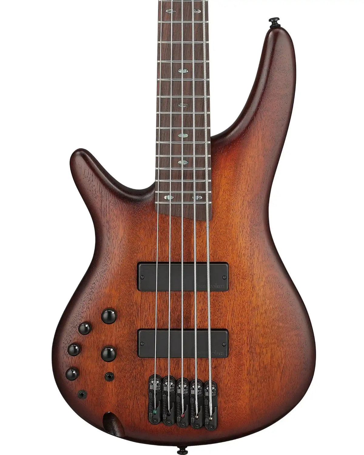 Bajo Eléctrico Ibanez SR505AL-MHL Caoba/Sombreado Café Mate de 5 Cuerdas Zurdo