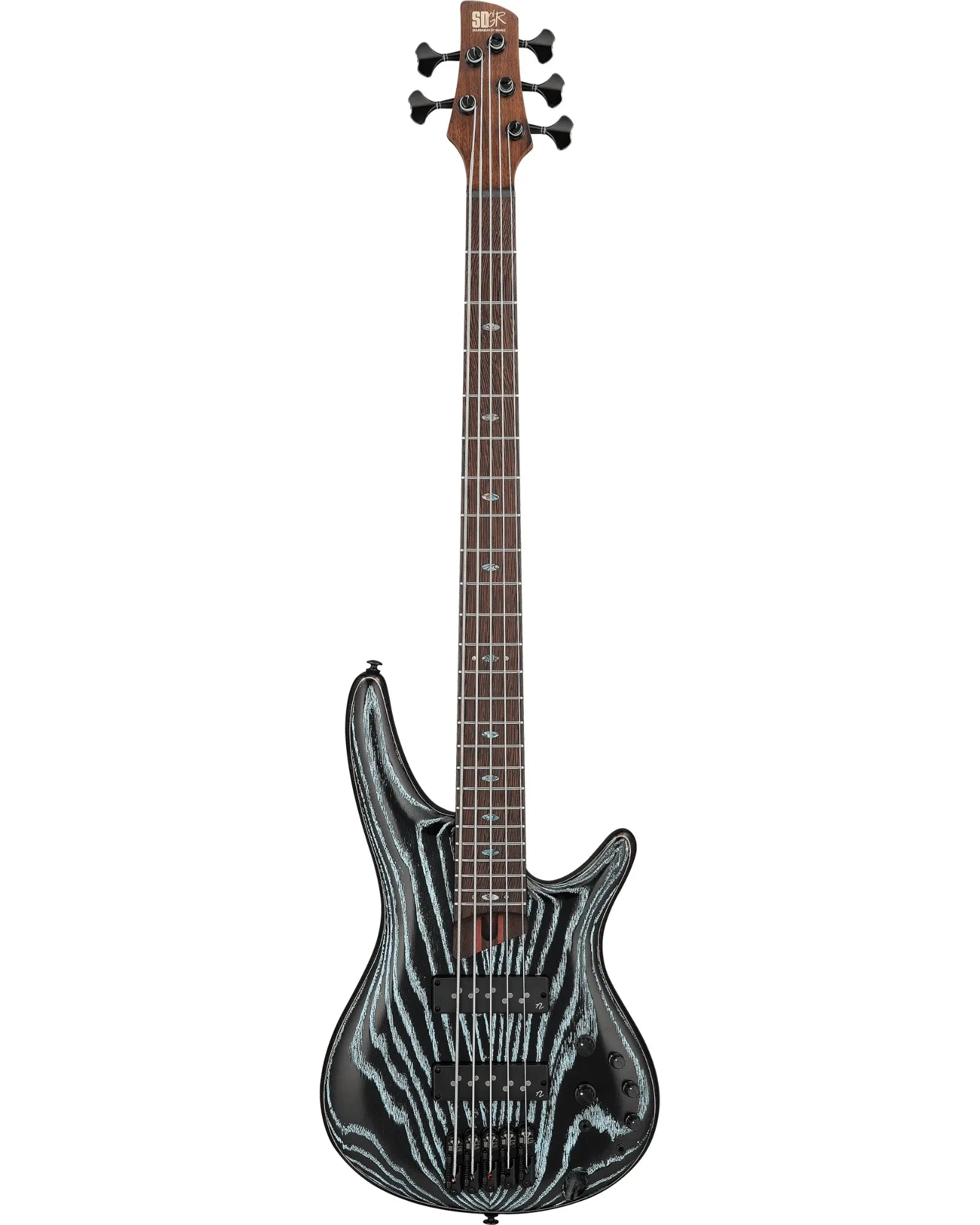 Bajo Eléctrico Ibanez SR Premium SR1325SB-AVL Entintado Aqua Mate con Funda de 5 Cuerdas