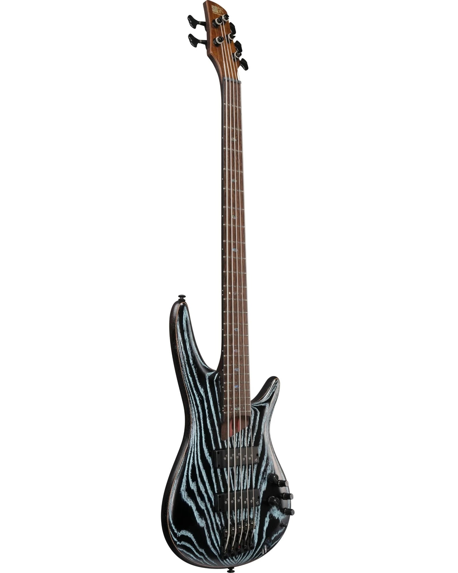 Bajo Eléctrico Ibanez SR Premium SR1325SB-AVL Entintado Aqua Mate con Funda de 5 Cuerdas