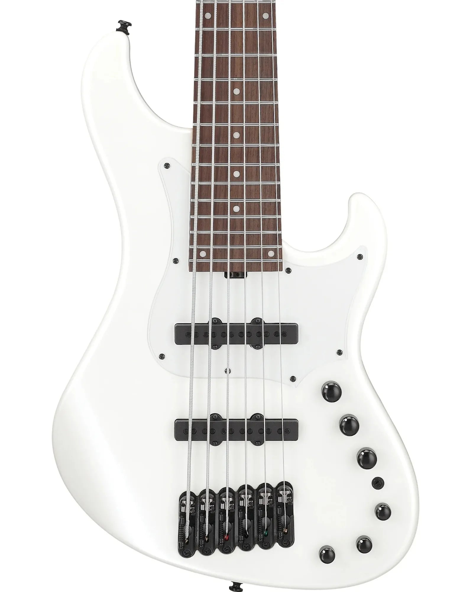 Bajo Eléctrico Ibanez MDM1006-PW Mode Blanco Aperlado con Funda de 6 Cuerdas