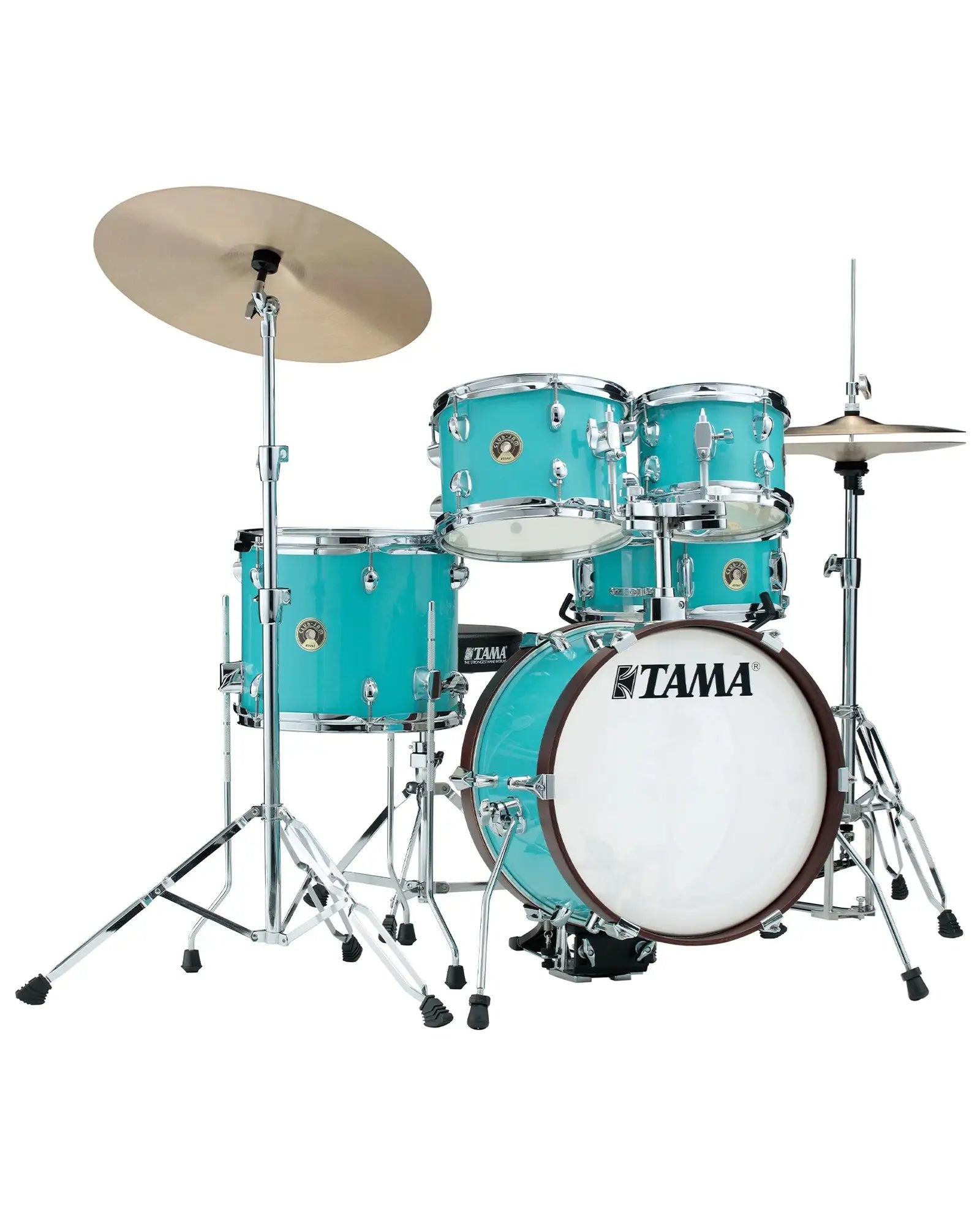 Batería Tama 5 piezas LJK56H5-AQB Azul Aqua con Atriles y Asiento, Club-JAM Kit Edición Limitada