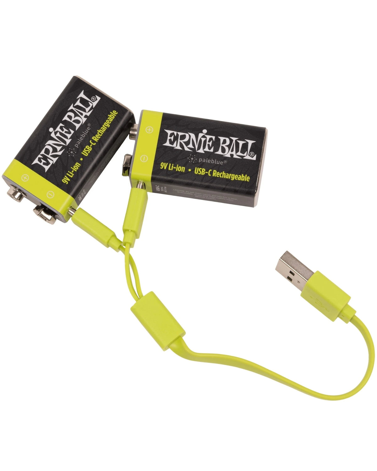 Baterías Recargables Ernie Ball Gruve Gear 9642 USB-C 9V, 2 PZAS