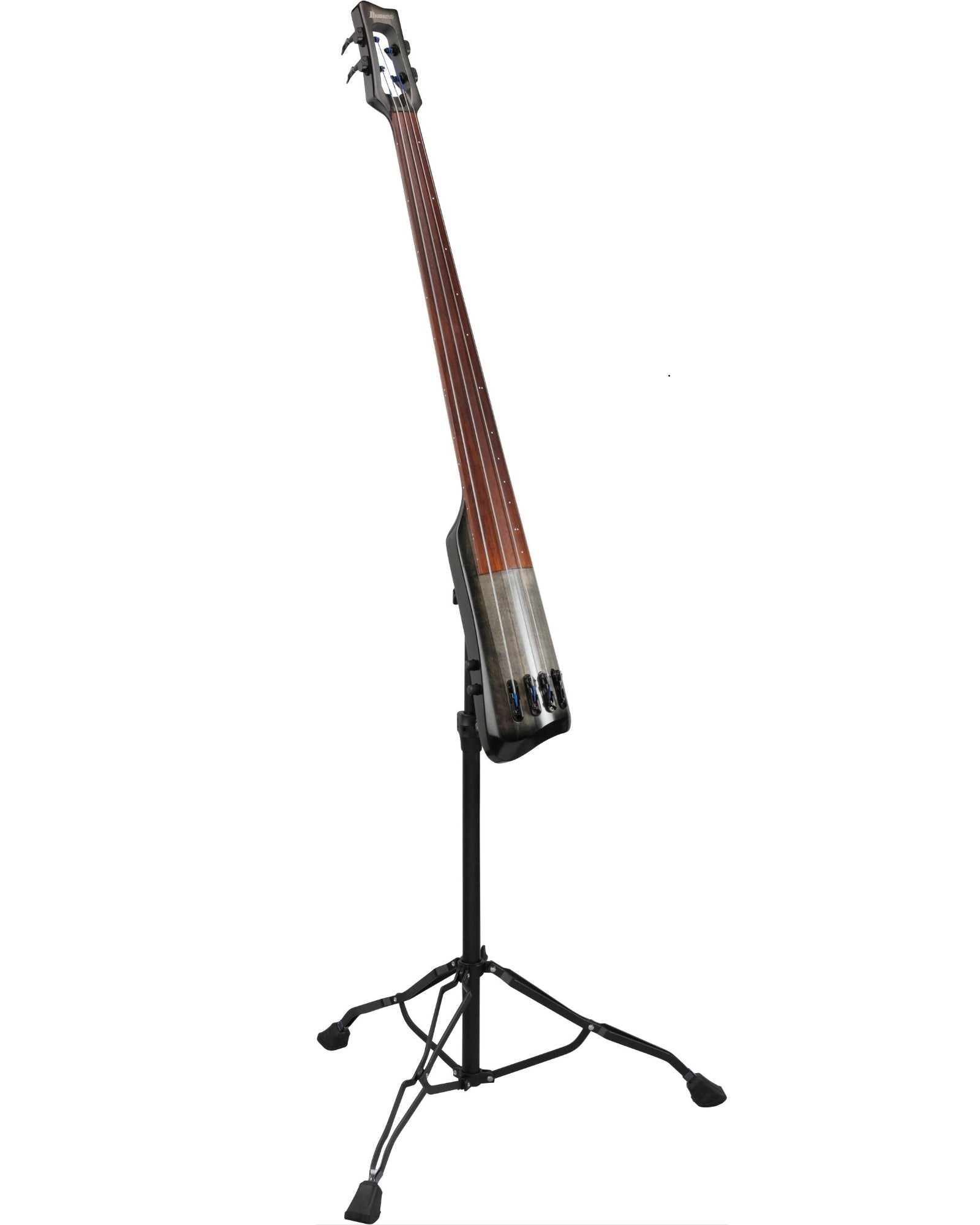 Contrabajo Eléctrico Ibanez Upright Bass UB804-BUL Entintado Negro/Sombreado Negro con Funda y Atril