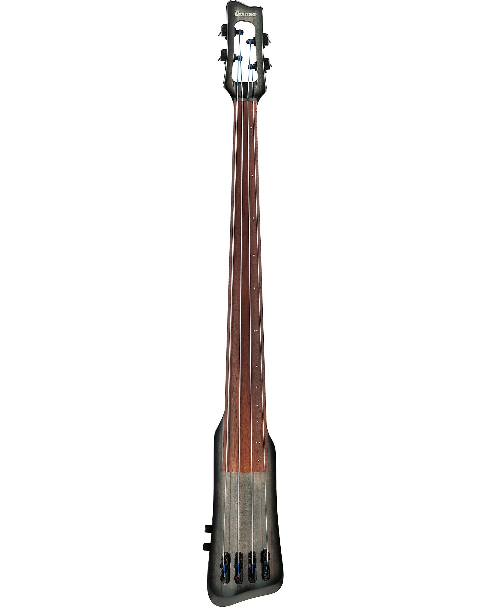 Contrabajo Eléctrico Ibanez Upright Bass UB804-BUL Entintado Negro/Sombreado Negro con Funda y Atril