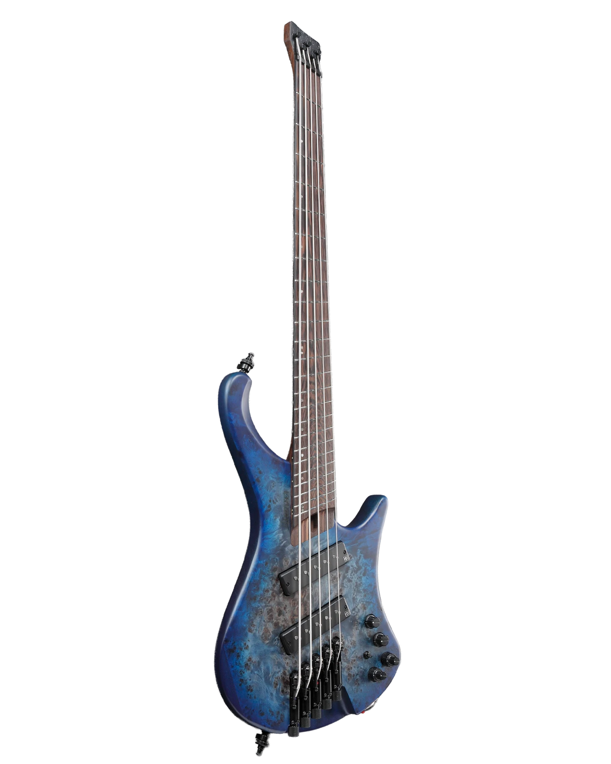 Bajo Eléctrico Ibanez Bass Workshop EHB1505MS-PLF Azul Veteado Mate con Funda de 5 Cuerdas