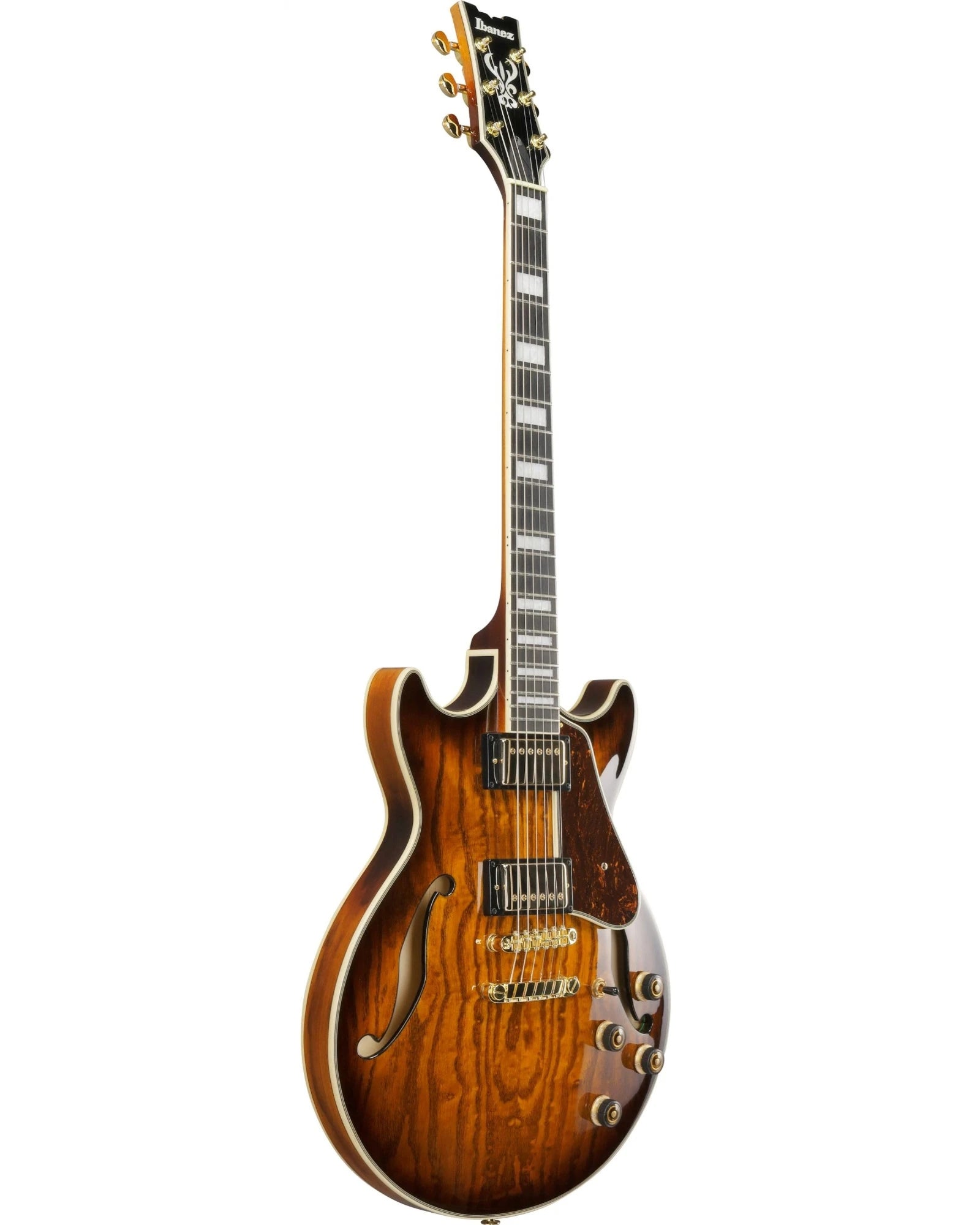 Guitarra Eléctrica Ibanez Artcore Expressionist AM93QA-VVH Entintado Café/Sombreado Café