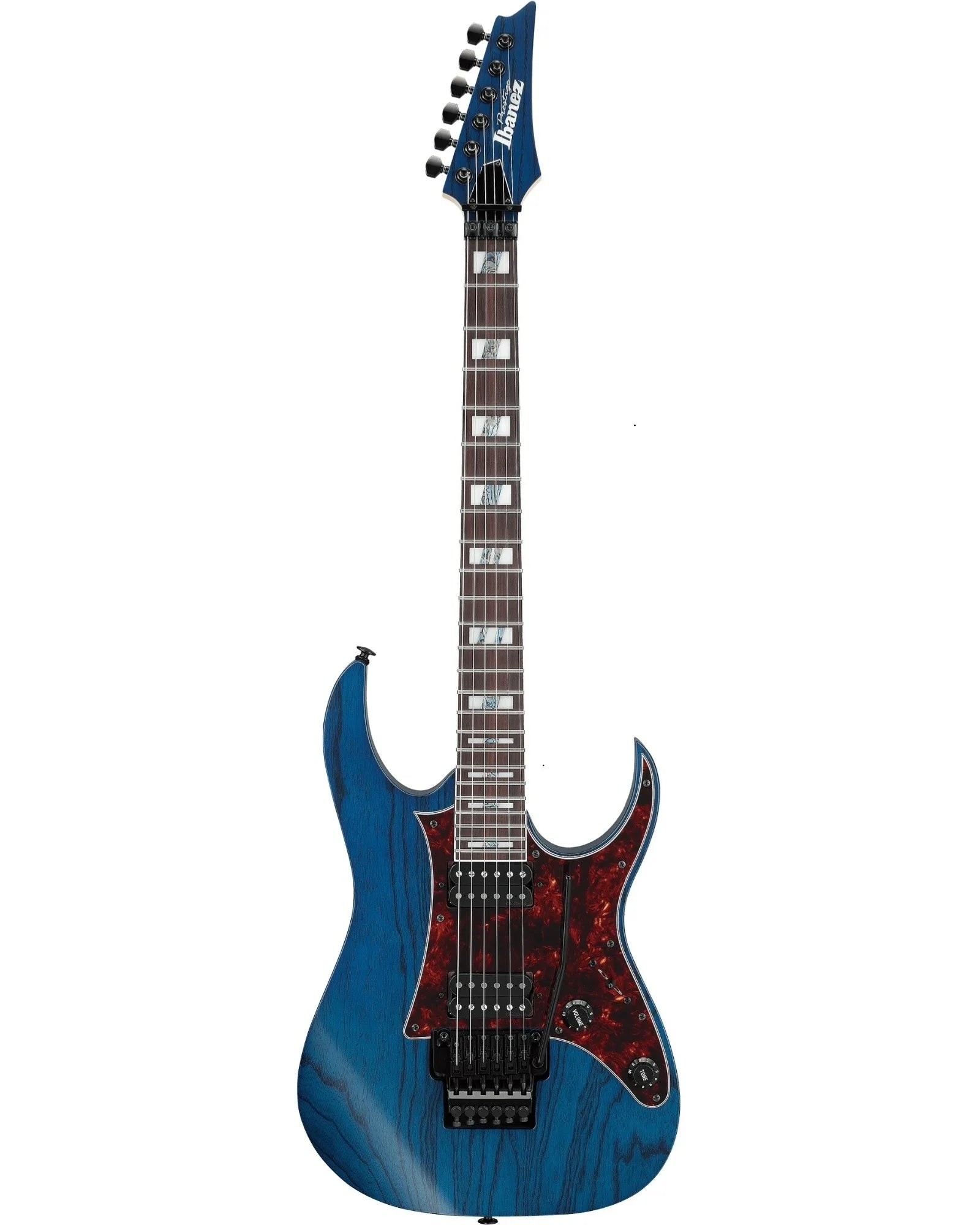 Guitarra Eléctrica Ibanez Prestige RG653DX-TDF Entintado Azul Mate con Estuche