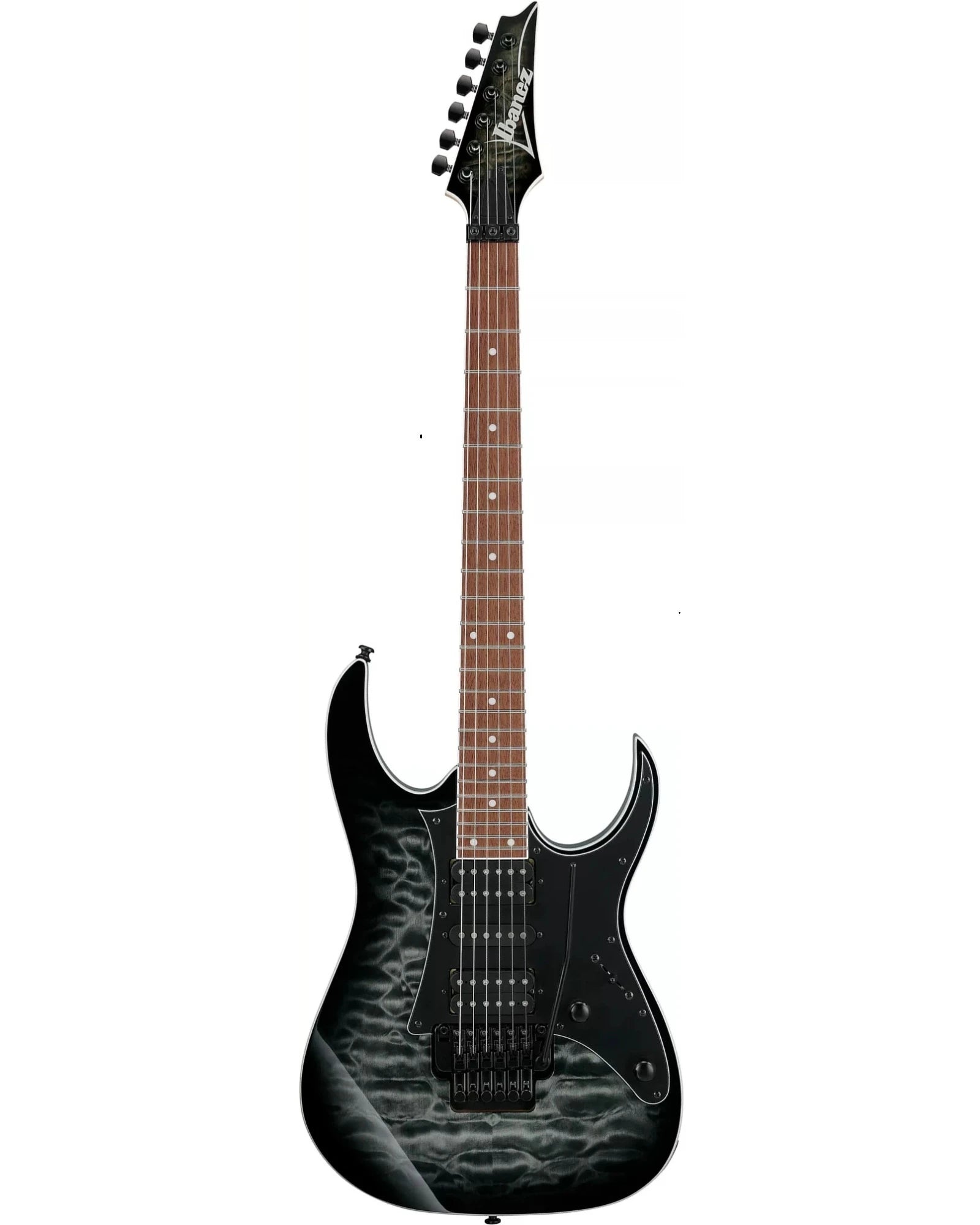 Guitarra Eléctrica Ibanez RG450QMB-TGB Entintado Gris/Sombreado Negro