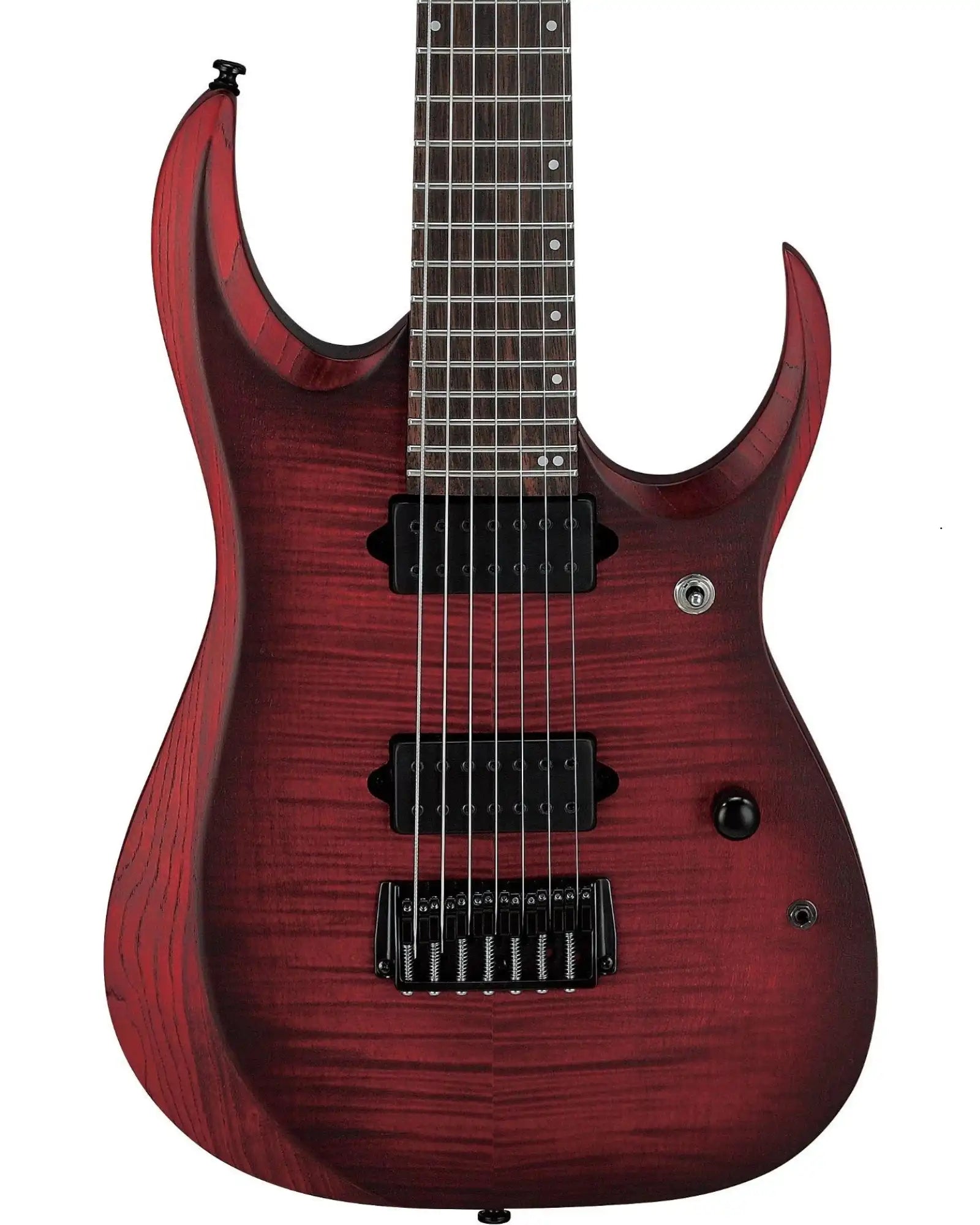 Guitarra Eléctrica Ibanez RGD721FA-WUF Entintado Vino/Sombreado Negro Mate 7 Cuerdas