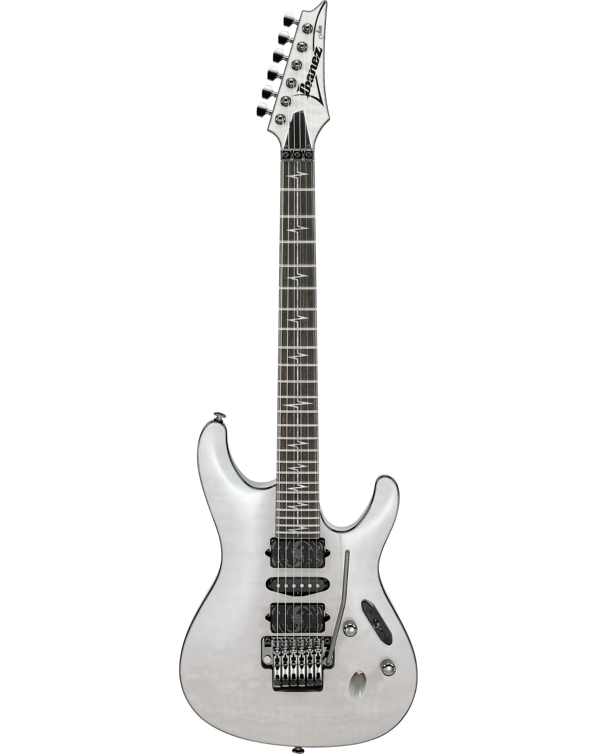 Guitarra Eléctrica Ibanez Signature Nita Strauss JIVAX2-GH Blanco Aperlado con Estuche