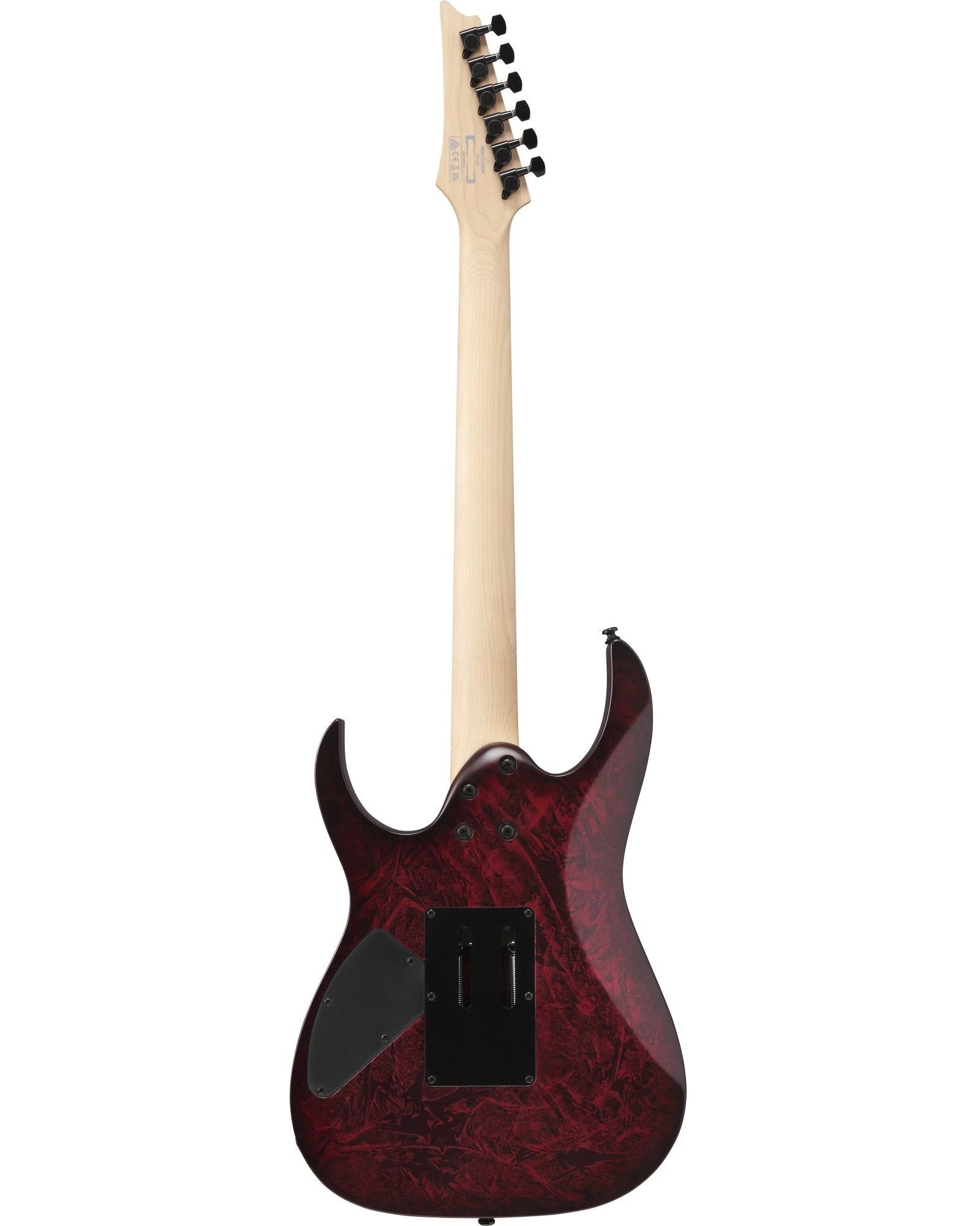 Guitarra Eléctrica Ibanez RG470DXW-WZM Vino Texturizado Sombreado Negro Mate