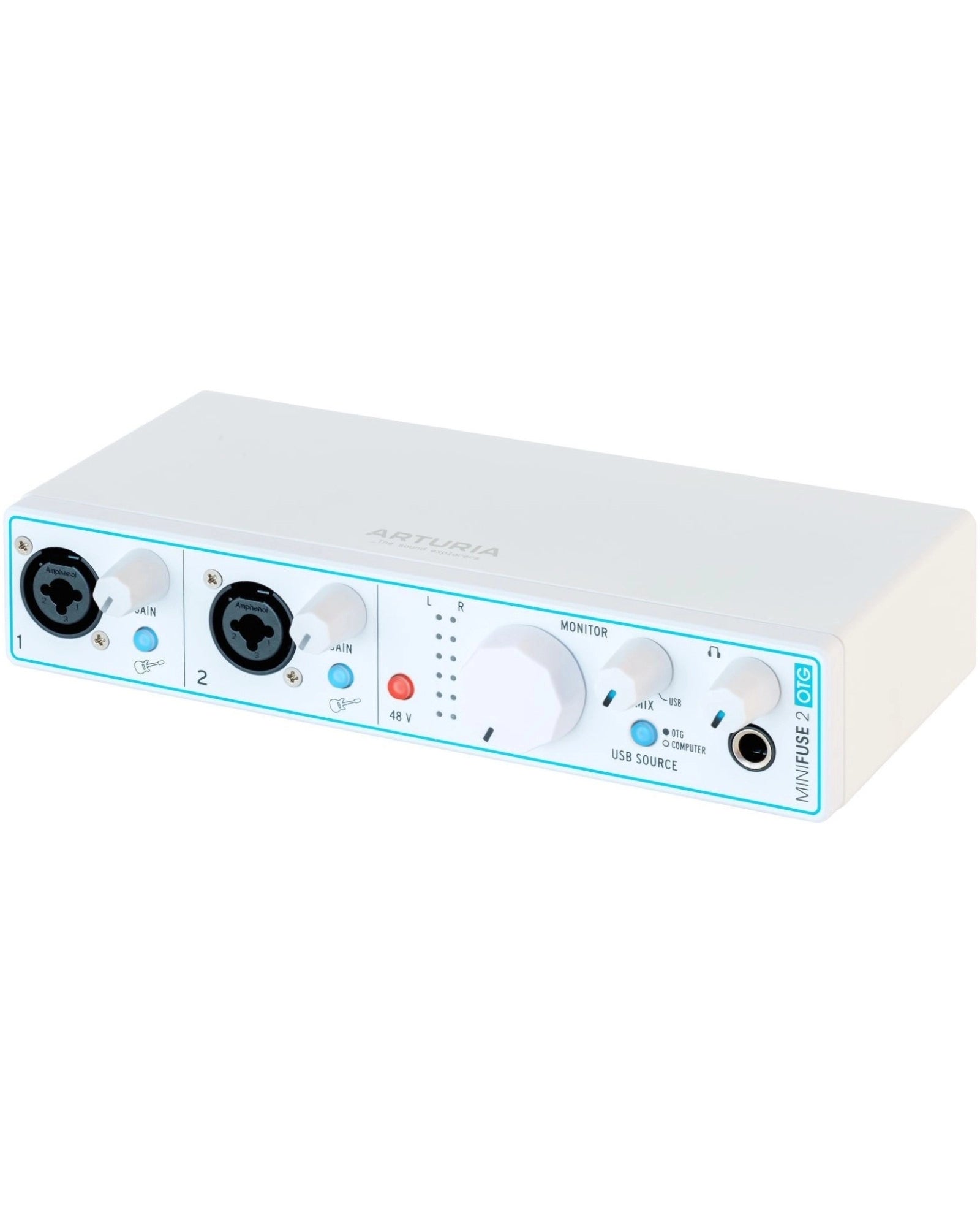 Interfaz de Audio Arturia MiniFuse 2 OTG Blanco