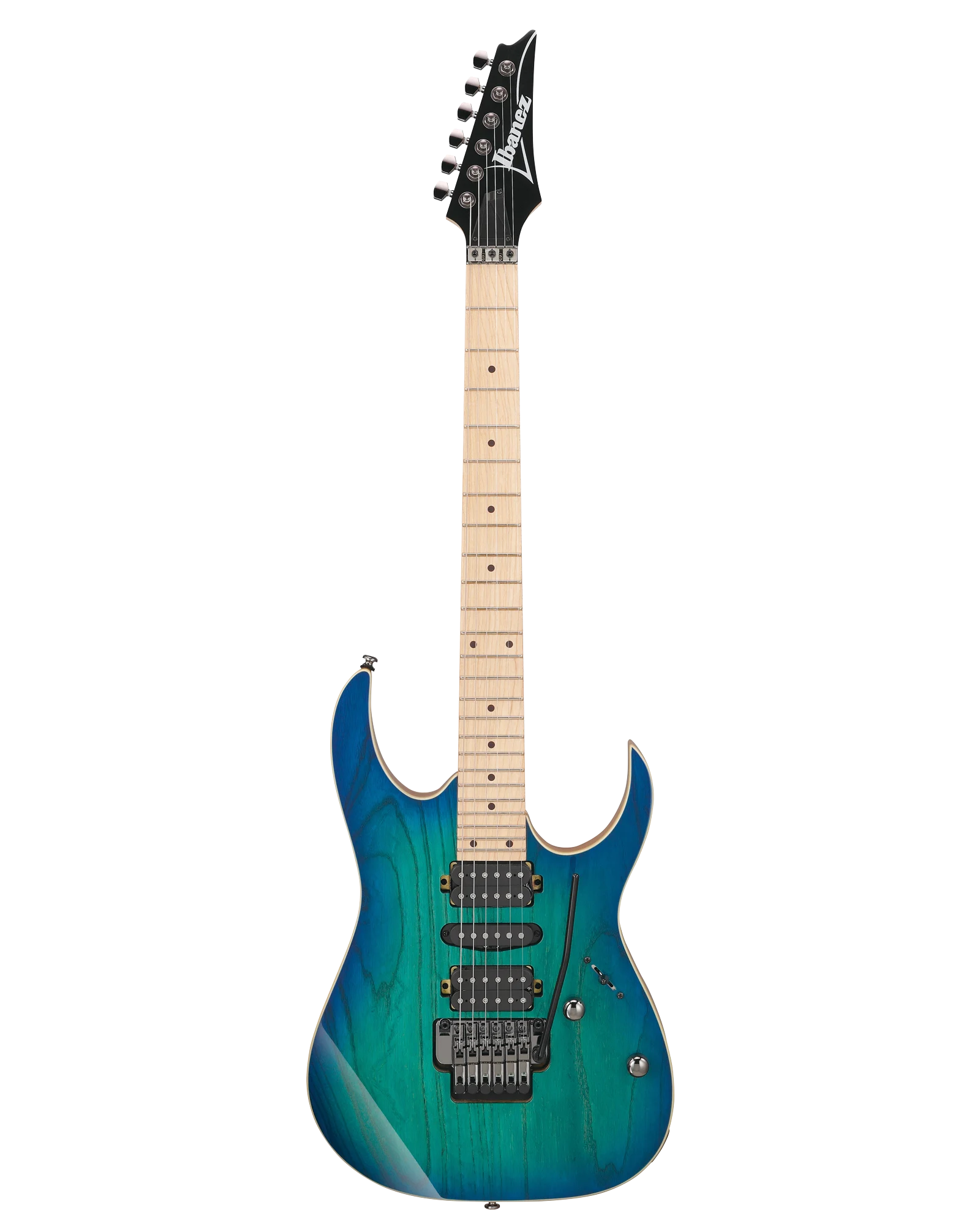 Guitarra Eléctrica Ibanez RG470AHM-BMT Verde Entintado Sombreado Azul
