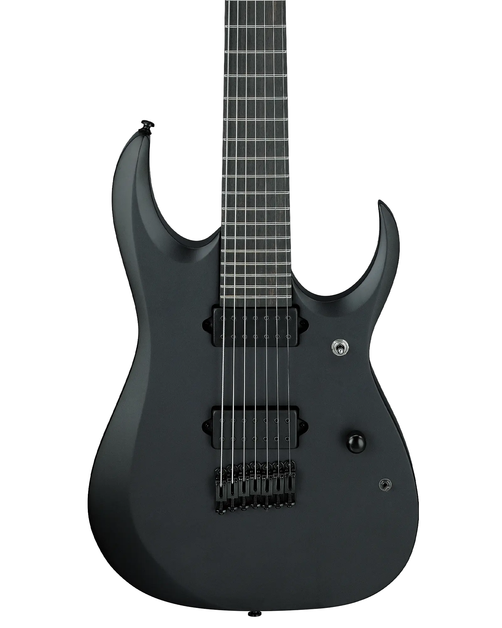 Guitarra Eléctrica Ibanez RGD Iron Label RGDRB71-BKF Negro Mate de 7 Cuerdas
