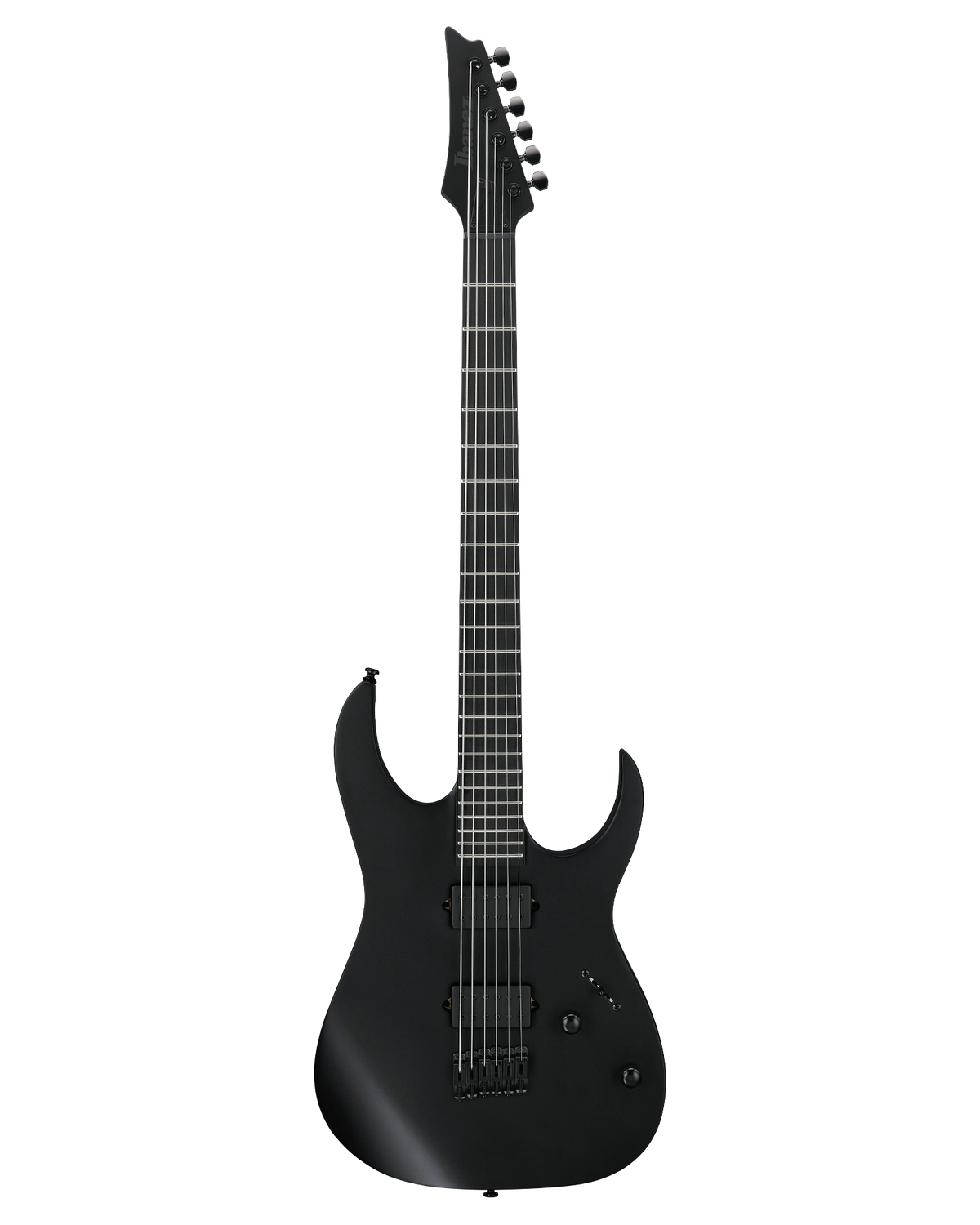 Guitarra Eléctrica Ibanez RG Iron Label RGRTBB21-BKF Negro Mate Barítono