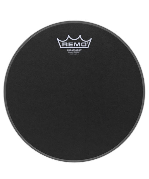 Parche Remo 15” Ambassador® Black Suede™