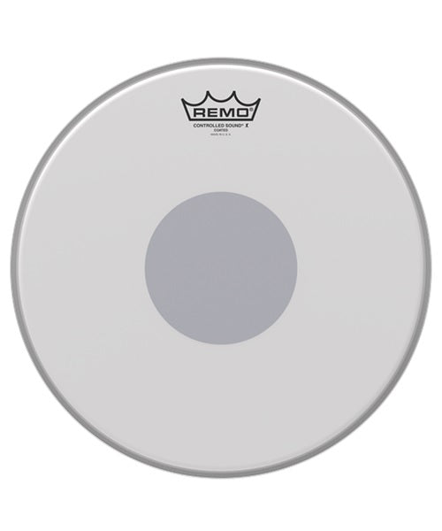 Remo Parche 13" CX-0113-10 Controlled Sound X Centro Negro Aspero