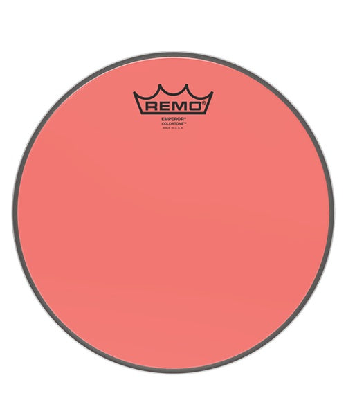 Parche Remo Emperor Colortone 16" Rojo - Sonido y Estilo