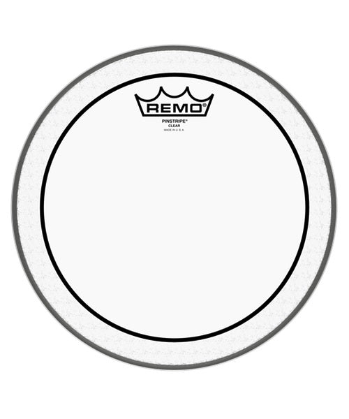 Remo Parche 12" PS-0312-00 Pinstripe Doble Capa Transparente