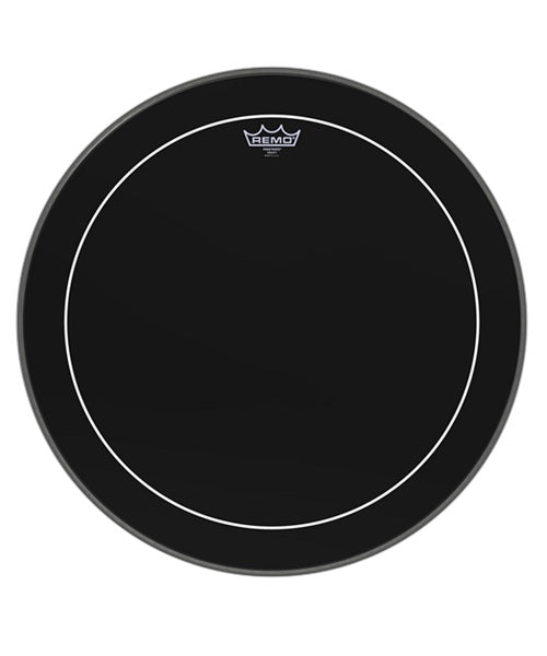 Remo Parche 22" ES-1622-PS Pinstripe Ebony Doble Capa Negro