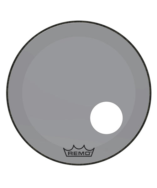 Parche Remo 22" Colortone™ Powerstroke® P3 Gris con perforación