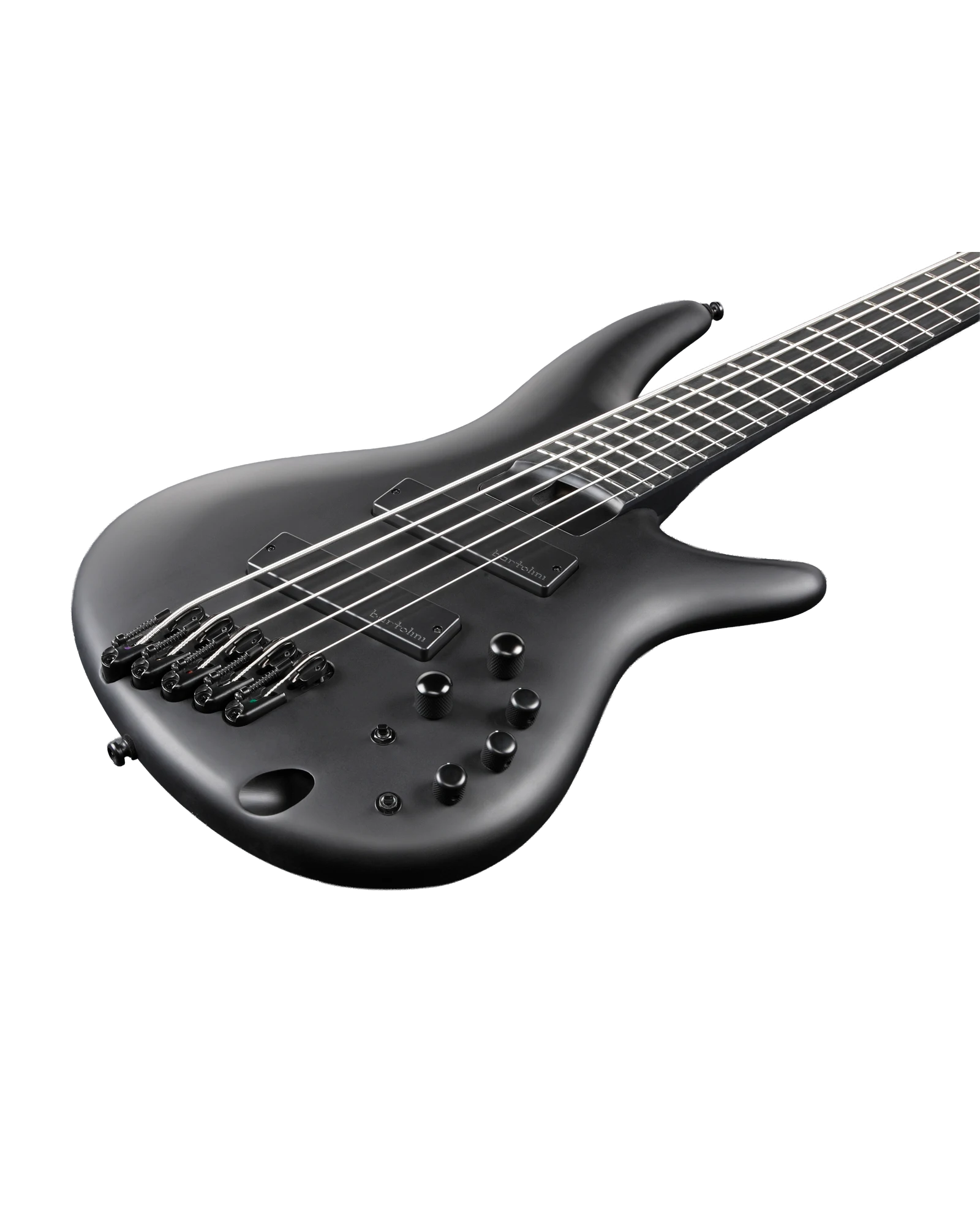 Bajo Eléctrico Ibanez SR Iron Label SRMS625EX-BKF Negro Mate Multi Escala de 5 Cuerdas