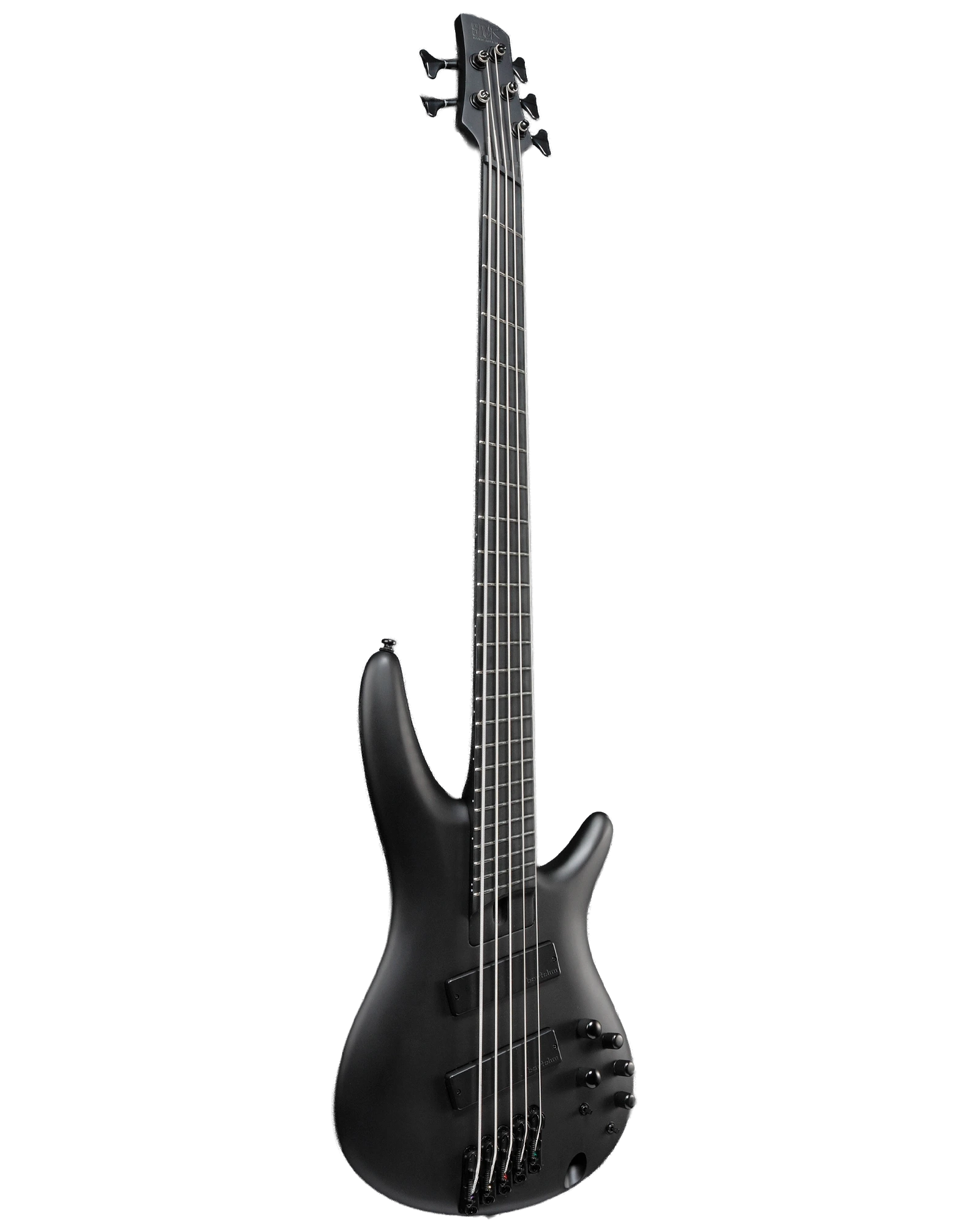 Bajo Eléctrico Ibanez SR Iron Label SRMS625EX-BKF Negro Mate Multi Escala de 5 Cuerdas