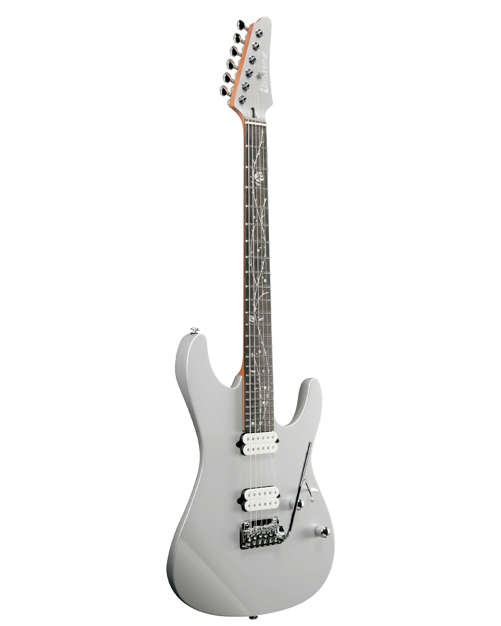 Guitarra Eléctrica Ibanez Signature Tim Henson TOD10 Plata Brillante con Funda