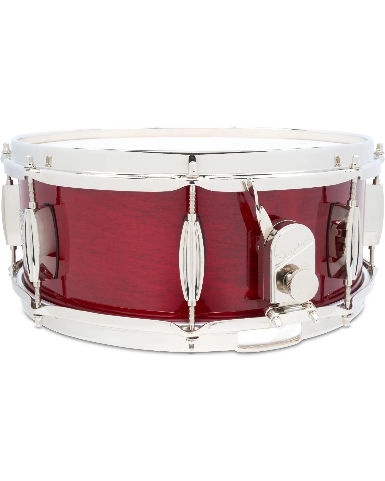 Tarola Slingerland SDSK5514SSKRCR Studio King 5.5"x14" Rojo Transparente, Arce