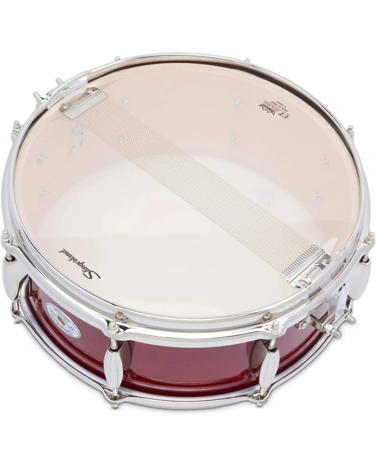 Tarola Slingerland SDSK5514SSKRCR Studio King 5.5"x14" Rojo Transparente, Arce