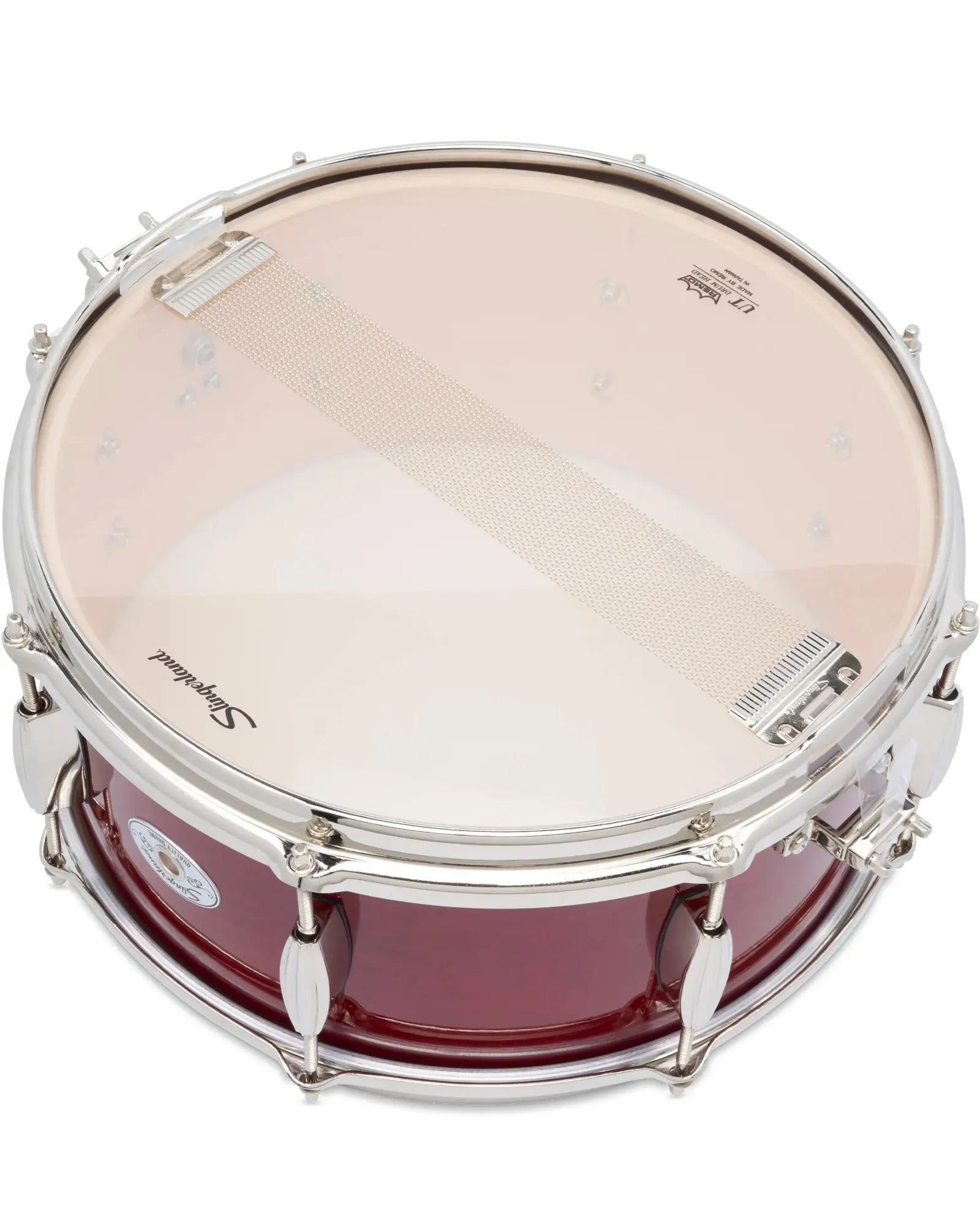 Tarola Slingerland SDSK6514SSKRCR Studio King 6.5"x14" Rojo Transparente, Arce