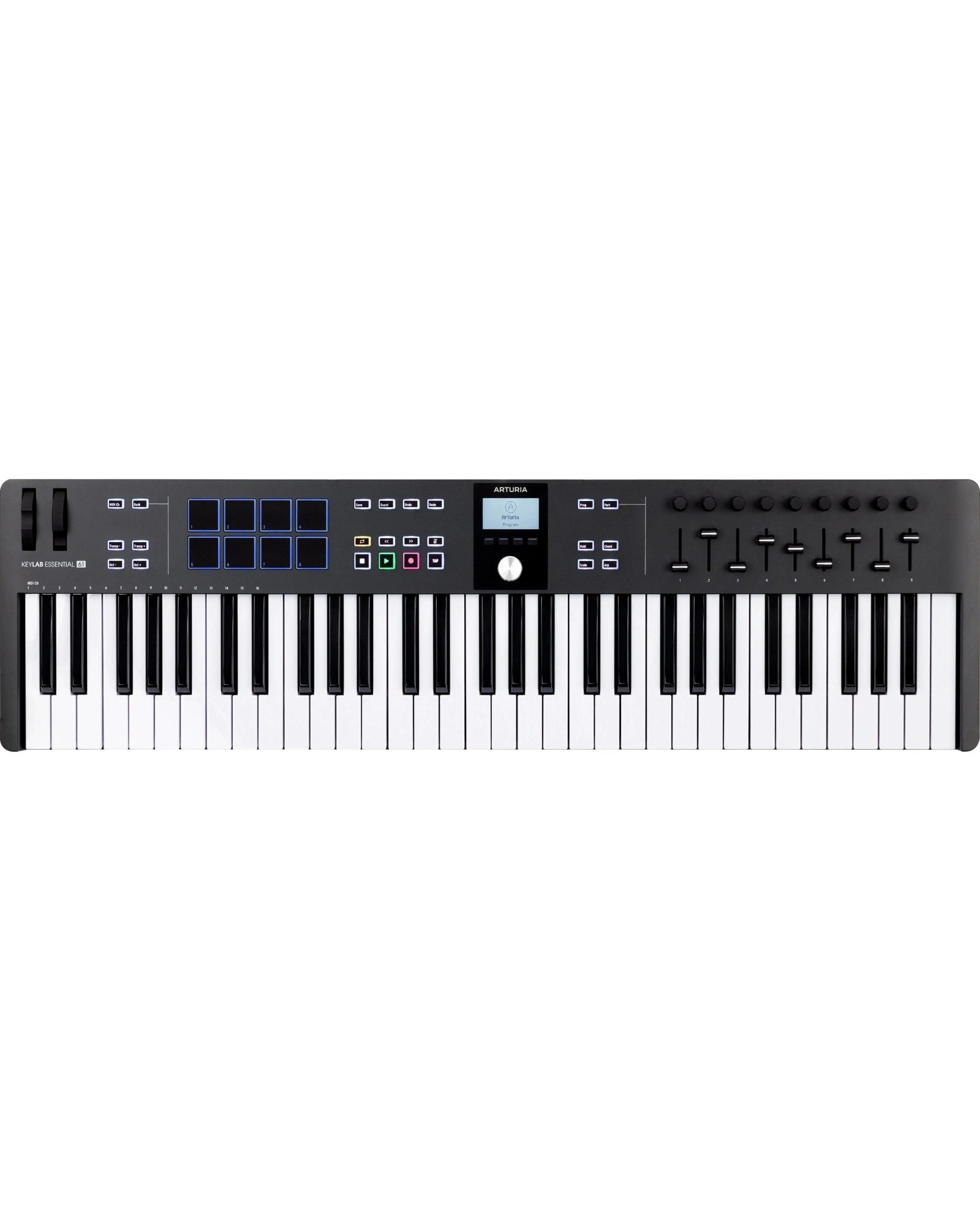 Teclado Controlador Arturia KeyLab Essential 61 mk3 Negro