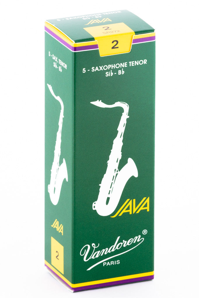 Caña Vandoren JAVA para Saxofón Tenor 2 - Caja de 5 piezas