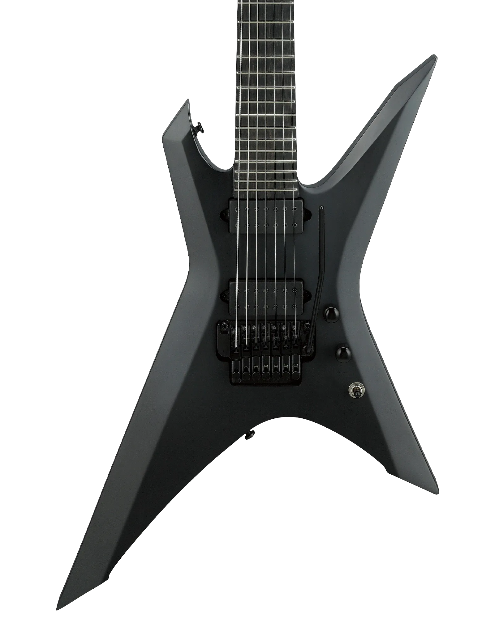 Guitarra Eléctrica Ibanez X Iron Label XPTB720-BKF Negro Mate con Funda de 7 Cuerdas
