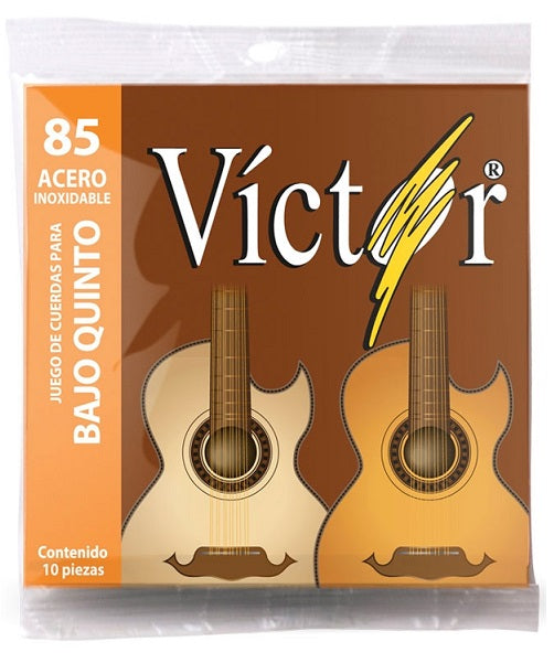 Víctor Encordadura para Bajo Quinto EVBQ85 Acero Inoxidable