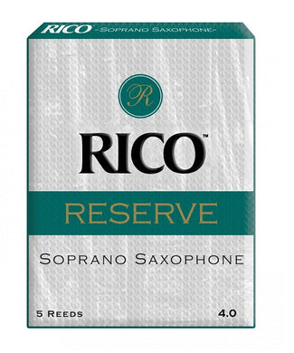D'Addario Woodwinds (Rico) Cañas Reserve para Saxofón Soprano 4, RIR0540(5), Caja con 5 Pzas