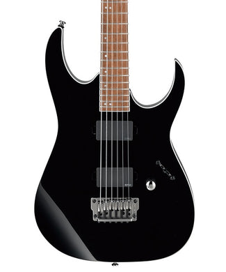 Ibanez Guitarra Eléctrica Negra RGIB21-BK Baritone, Serie RG Iron Label