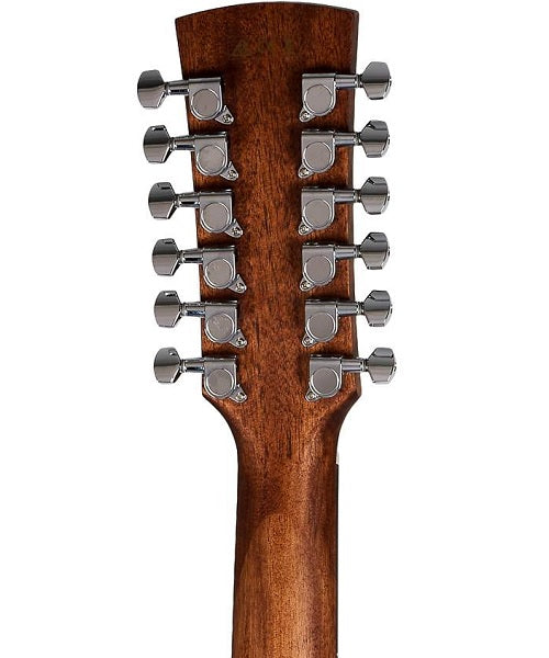 Ibanez Guitarra Electroacústica Caoba de 12 cuerdas AW5412CE-OPN, Serie Artwood