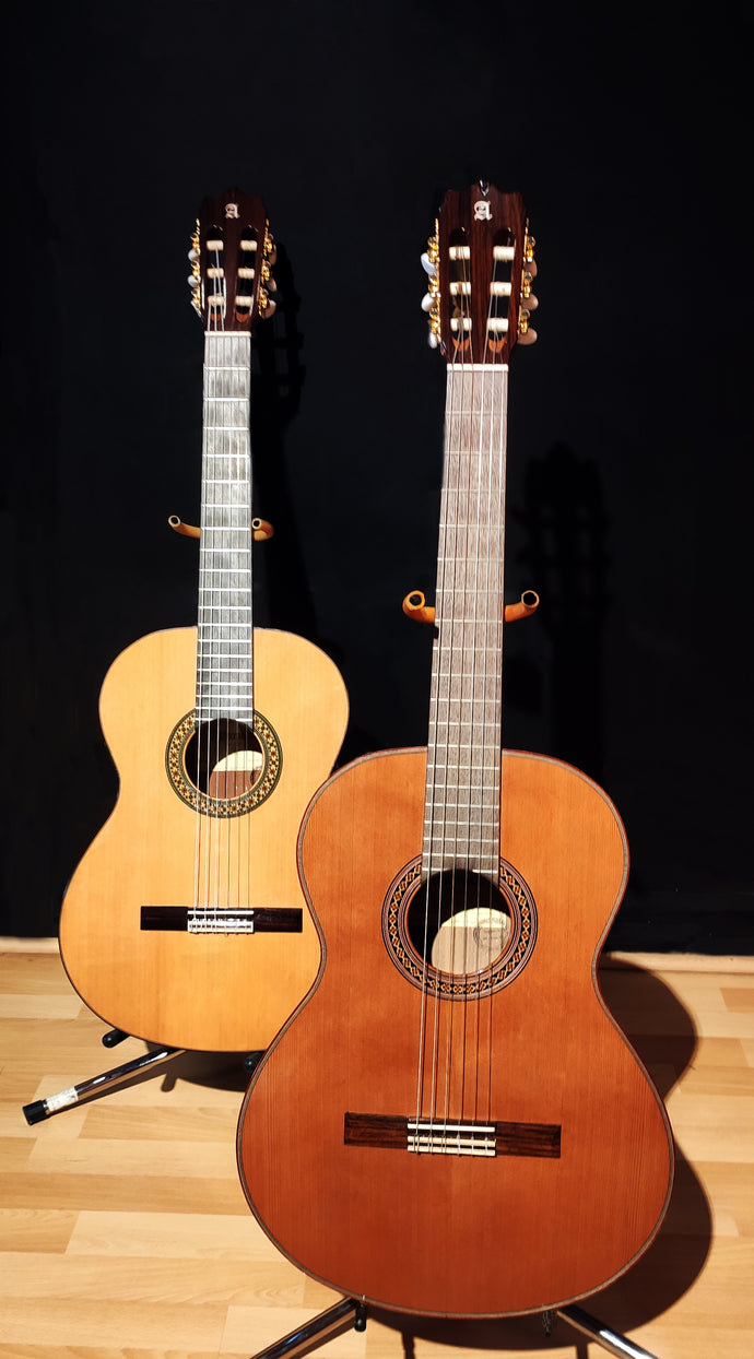 Guitarras Clásicas de Alhambra 4P e Iberia Ziricote