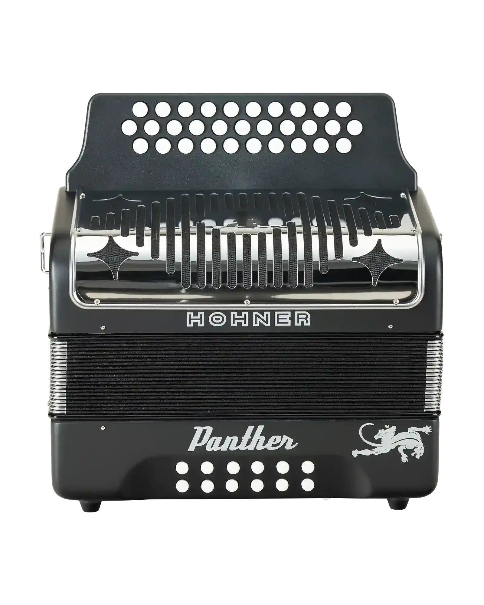 Acordeón Diatónico Hohner A4840   Panther   Fa-Sib-Mib - Negro