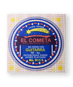 El Cometa Cuerda 511S(12) para Guitarra Acústica, 4a, Cobre Sin Borla