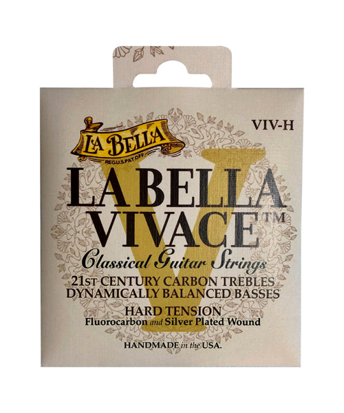 La Bella Encordadura "Vivace" VIV-H para Guitarra Clásica, Hard