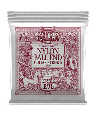 Ernie Ball Encordadura Ernesto Palla Black Nylon Gold Ball End 2409, Guitarra Clásica, Tensión Media