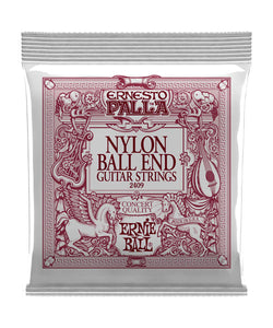 Ernie Ball Encordadura Ernesto Palla Black Nylon Gold Ball End 2409, Guitarra Clásica, Tensión Media
