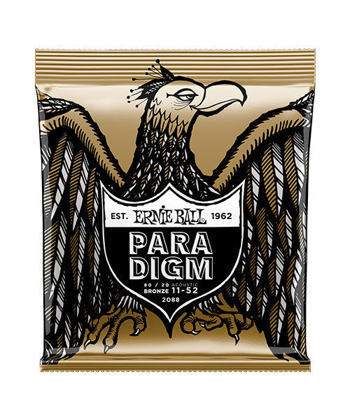 Encordadura Ernie Ball Paradigm Light Bronce 80/20 2088 para Guitarra Acústica 11-52