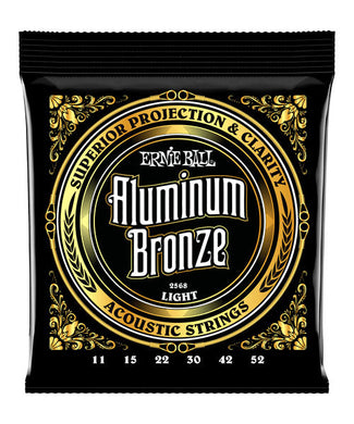 Ernie Ball Encordadura Guitarra Acústica 2568 Light Aluminum Bronze